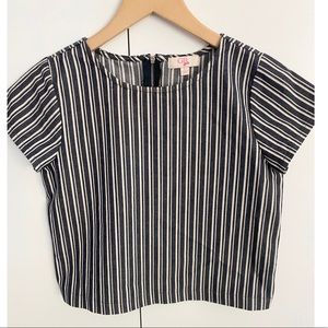 GB Navy Striped Top